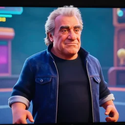 a screen shot of danny devito in fall guys game, highly detailed cinematic
