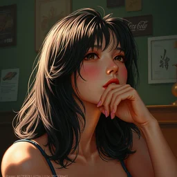 kirari momobami, fine detail, anime, realistic shaded lighting, poster by ilya kuvshinov katsuhiro otomo, magali villeneuve, artgerm, jeremy lipkin and michael garmash and rob rey, enjoy herself