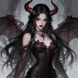 the portrait of chaotic evil sensual female necromancer overlord as absurdly beautiful, gorgeous, elegant, corrupted young idol, an ultrafine hyperdetailed illustration by kim jung gi, irakli nadar, intricate linework, bright colors, octopath traveler, final fantasy, unreal engine 5 highly rendered, global illumination, radiant light, detailed and intricate environment