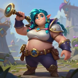 fat evelynn, trending on artstation, riot games