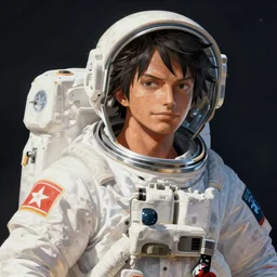 luffy as astronaut