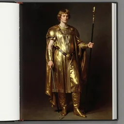 Portrait en plein pied of a Galactic Emperor, by William Bouguereau, museum catalog,
