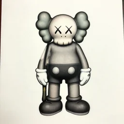 tattoo flash sheet by greg rutkowski, kaws, david rudnick by maxim verehin