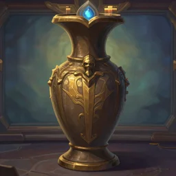 a close - up vase, in concept art of main menu loading screen background. for russian mmorpg king's bounty by katauri, by a chinese freelance artist, artstation, behance, style of hearthstone