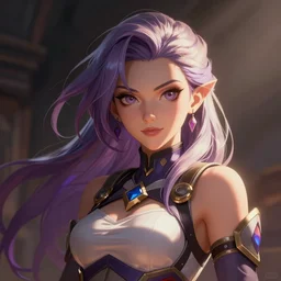 Apex Legends Loba anime character digital illustration portrait design by Ross Tran, artgerm detailed, soft lighting