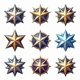 star logos, digital art, fantasy, magic, trending on artstation, ultra detailed, professional illustration by Basil Gogos