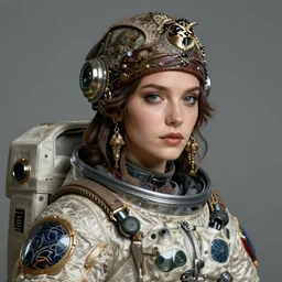 hyperrealistic ultra detailed unreal engine 5  RTX raytracing nvidia photograpic portrait of a pretty woman, astronaut space pirate, fantasy, intricate, elegant, highly detailed, digital painting, artstation, concept art, smooth, sharp focus, illustration, art by artgerm and H R Giger and alphonse mucha