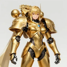anime girl robot warhammer 4 0 k emperor, gold, portrait, intricate, elegant, highly detailed, digital painting, artstation, concept art, wallpaper, smooth, sharp focus, illustration, art by h. r. giger and artgerm and greg rutkowski and alphonse mucha