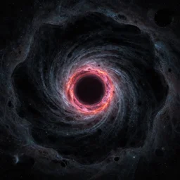 a black hole imploding and creating a new multiverse, greg rutkowski