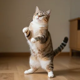 cat dancing