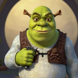pistol skin of shrek