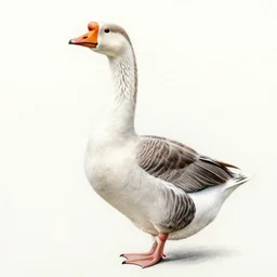 a photo of a very highly detailed goose drawing, fine details 8 0 k, octane,