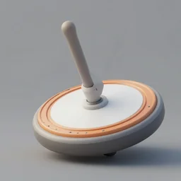 3 d model of a spinner for chopping on a pike,
