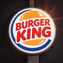burger king sign, funny jumbled letters