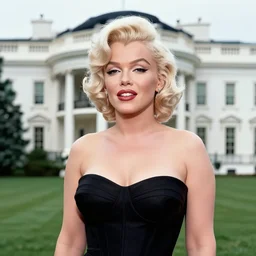 marilyn monroe meets cardi b at the white house