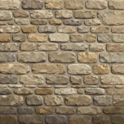 stylized handpainted 2 d texture of a cobblestone wall by daniel thiger and caponeart, susbtance designer, substance painter, photoshop