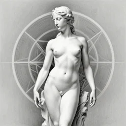 pencil drawing illustration, white bodypaint, realistic photography, statue of beautiful perfect androgynous body, minimalism, female photography, mechanical superstructure, sacred geometry, 8 k, cinematic light, sculpture of carving marble, classical painting, art by troentemuller, wonderful masterpiece by peter mohrbacher and solvanas solvi, chinese surrealism