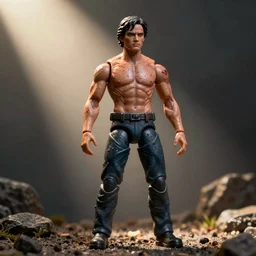 tobey maguire action figure with ripped muscles, gross, wet, disgusting, no one wants this
