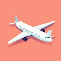 airplane illustration vector digital art trending on artstation w 6 4 0