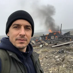 The last selfie found on earth after the apocalypse