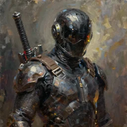 Ghost Rider oil painting, 8K, study light