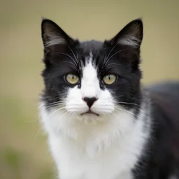 a feline border collie - cat - hybrid, animal photography