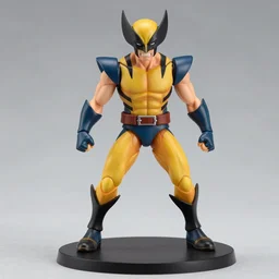 “ wolverine, an anime nendoroid of wolverine, figurine, detailed product photo ”