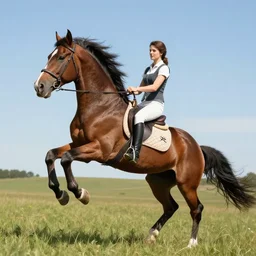 woman transforming into a horse