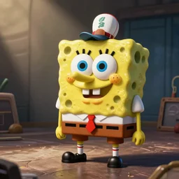 gangster spongebob from the hood