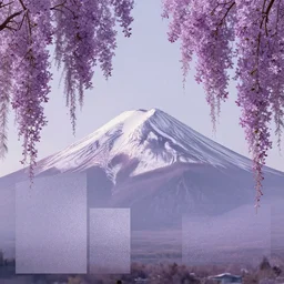 lilac sparkle fuji surreal creations serene lilac sparkle grey lilac weeping abstract collage