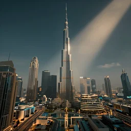 photo of Dubai as a cyber punk city, unreal engine