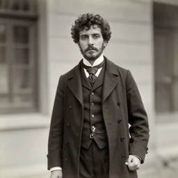 a 1800s photo of a time traveler