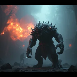 frontal view. dungeons and dragons umber hulk. artstation greg rutkowski. octane render, unreal engine 6, epic game graphics. respawn, cyberpunk, conceptual art, ray tracing