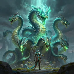 mount epic n'zoth serpents screenshot world of warcraft mounts worldboss bioluminecant light concept sketch art and by feng zhu alena aenami artworks in 4 k beeple, by thomas kinkade heartstone overwatch blizzard 3 d rtx hdr