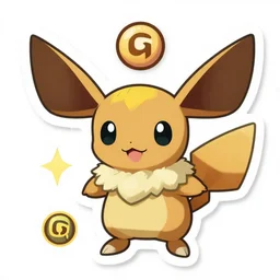 cute miss mascot cresselia cresselia cresselia pokemon sticker art, cronobreaker, beeple game icon