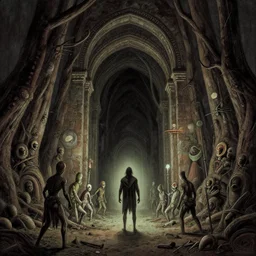 portal of mysteries in hell, greg rutkowski