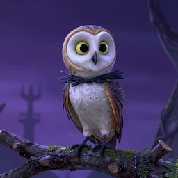 A barn owl in The Nightmare Before Christmas (1993)