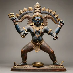 a realistic nataraja statue by Shinji Aramaki, hyper detailed