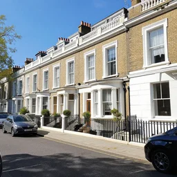 east Dulwich on a sunny day
