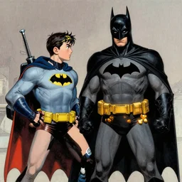 batman and robin by yves tanguy