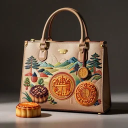 jugendstil mooncake 🥮 handbag 👜 👝 packaging