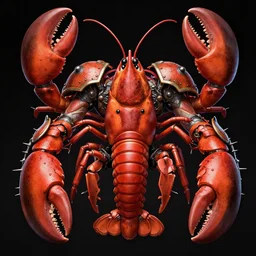 human warrior, lobster themed armour, crab pinchers, symmetrical, highly detailed, digital art, needles, sharp focus, trending on art station, kentaro miura manga art style