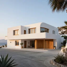House designed by Frank Lloyd Wright on a Greek island