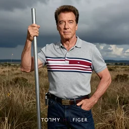 tommy hilfiger campaign featuring christopher walken as a plumber, unprocessed colors, # nofilter, shot by annie leibovitz, realistic vfx simulation