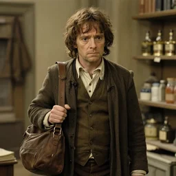 “ bilbo baggins bagging groceries ”