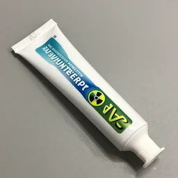 Nuclear Powered Toothpaste, realistic, real photo,
