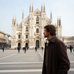 the hunchback of notre dame visiting piazza del duomo milan