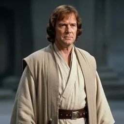 film still of Anthony Hopkins as Obi Wan Kenobi in Star Wars 1977