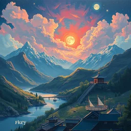a beautiful scanned scenery sonic sanity scenic pain humanoid automata paint pointing painting painting of never, always an esoteric ecstatic static. art by fkey. trending on artstation!! trending on pixiv!! 4 k 4 k 4 k 4 k.