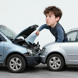 real life goofy in a car accident